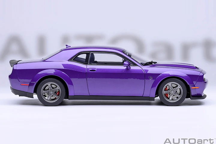 AUTOart 2023 Dodge Challenger SRT Super Stock Plum Crazy (Purple) 1:18 - Image 5