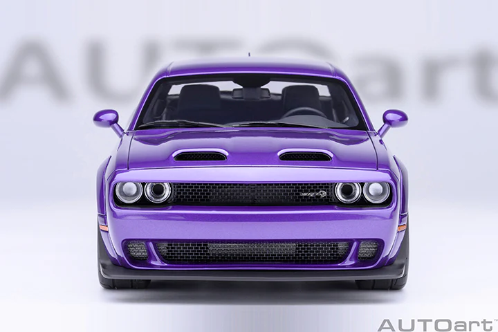 AUTOart 2023 Dodge Challenger SRT Super Stock Plum Crazy (Purple) 1:18 - Image 6