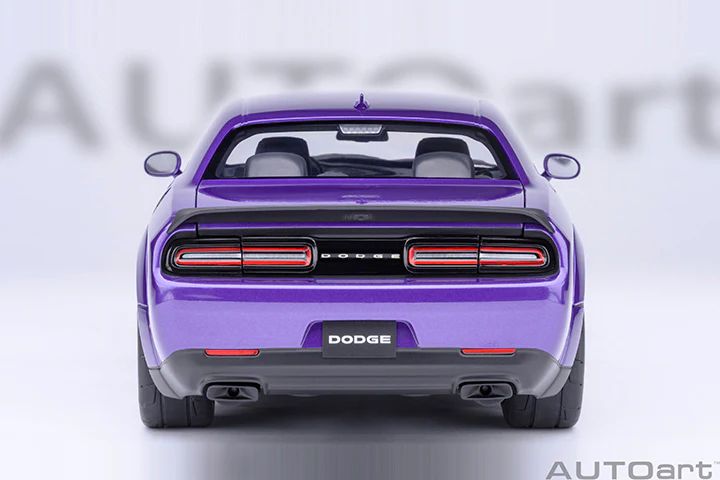 AUTOart 2023 Dodge Challenger SRT Super Stock Plum Crazy (Purple) 1:18 - Image 7