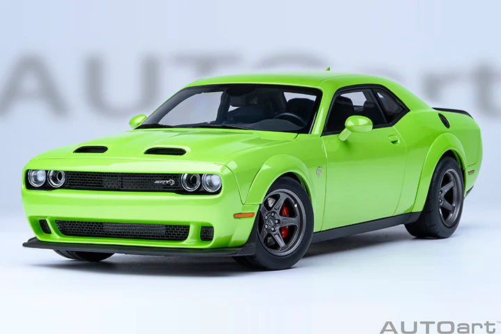 AUTOart 2023 Dodge Challenger SRT Super Stock Sublime Green 1:18 - Image 18