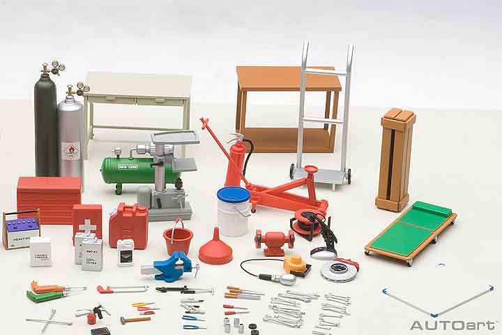 AUTOart - Accessories - Auto Garage Kit Set (Version 1) 1:18 - Image 3