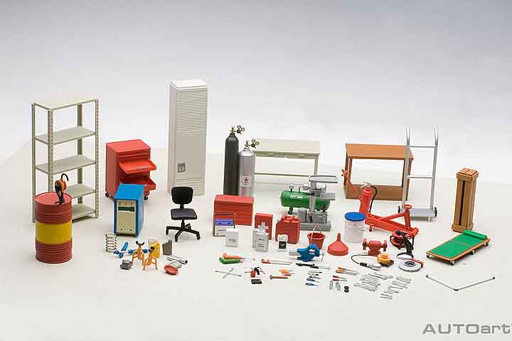 AUTOart - Accessories - Auto Garage Kit Set (Version 1) 1:18 - Image 5