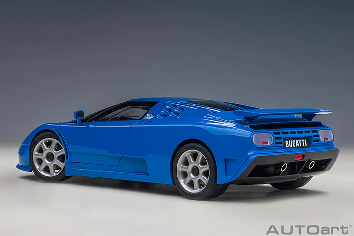 AUTOart Bugatti EB110 SS French Racing Blue 1:18 - Image 2
