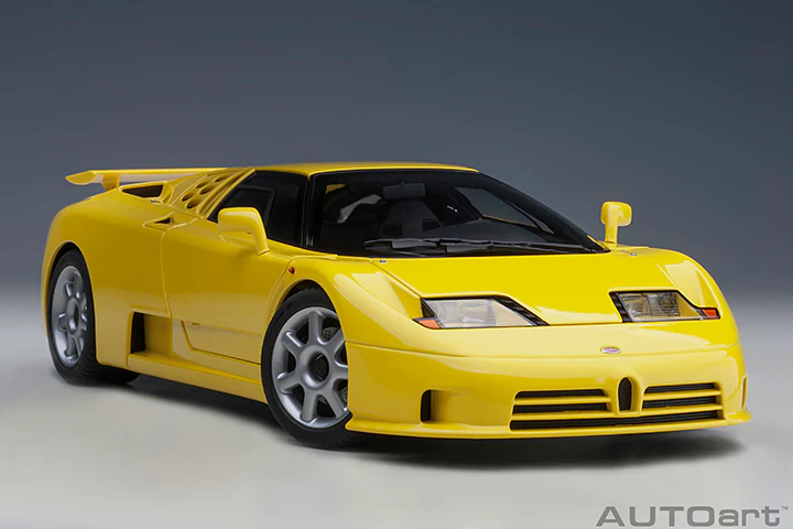 AUTOart Bugatti EB110 SS Giallo Bugatti (Yellow) 1:18 - Image 14