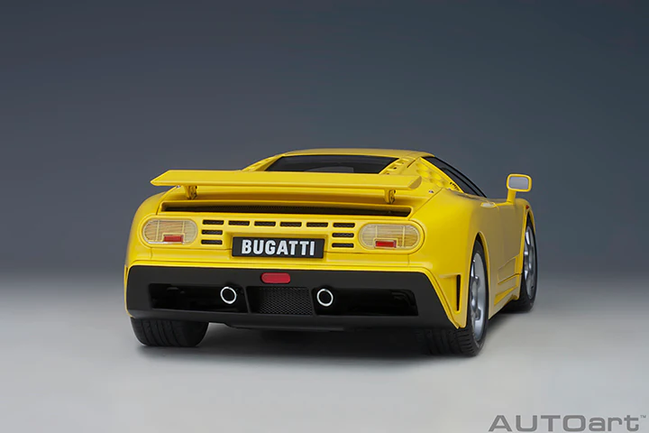 AUTOart Bugatti EB110 SS Giallo Bugatti (Yellow) 1:18 - Image 19