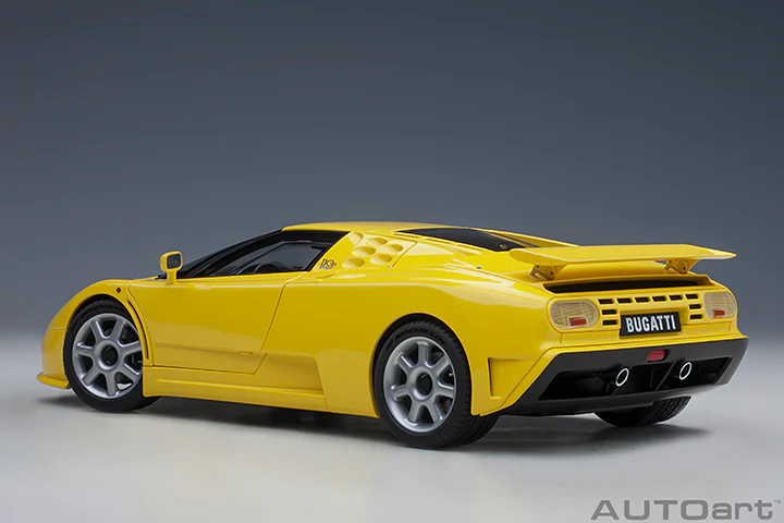 AUTOart Bugatti EB110 SS Giallo Bugatti (Yellow) 1:18 - Image 2