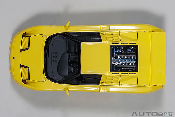 AUTOart Bugatti EB110 SS Giallo Bugatti (Yellow) 1:18 - Image 7