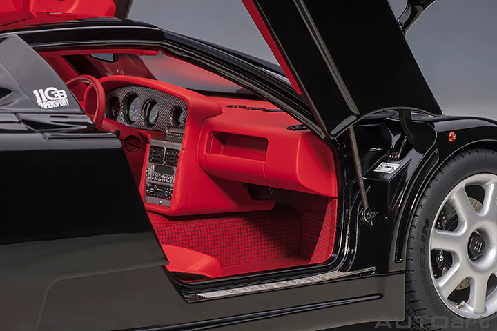 AUTOart Bugatti EB110 SS Nero Vernice (Black) 1:18 - Image 10