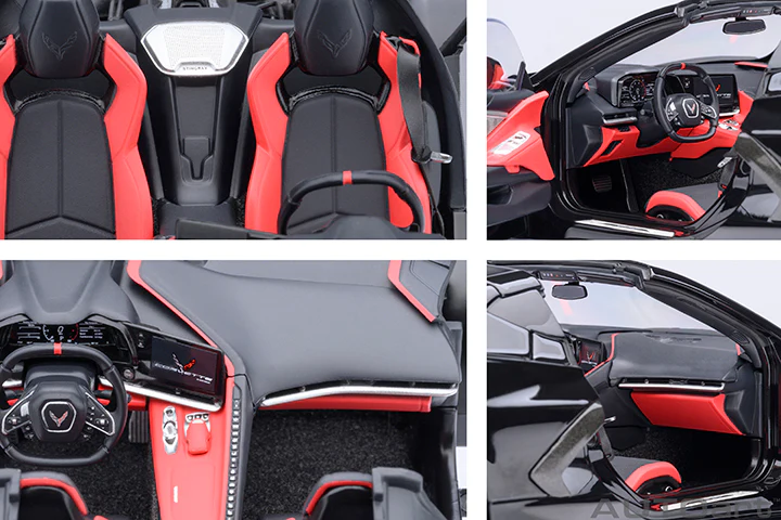 AUTOart Chevy Corvette C8 Z51 Black 1:18 - Image 16