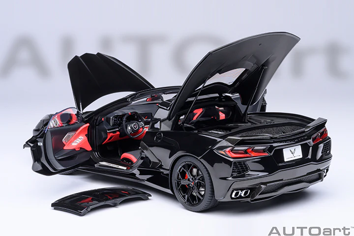 AUTOart Chevy Corvette C8 Z51 Black 1:18 - Image 19