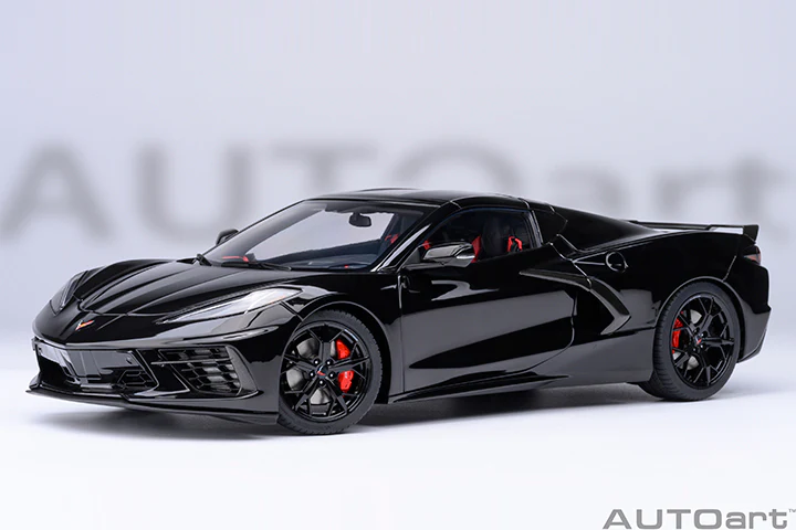 AUTOart Chevy Corvette C8 Z51 Black 1:18 - Image 2