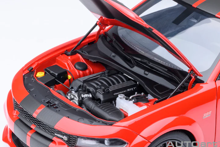 AUTOart Dodge Charger R/T Scat Pack Widebody Torred (Red) 1:18 - Image 11