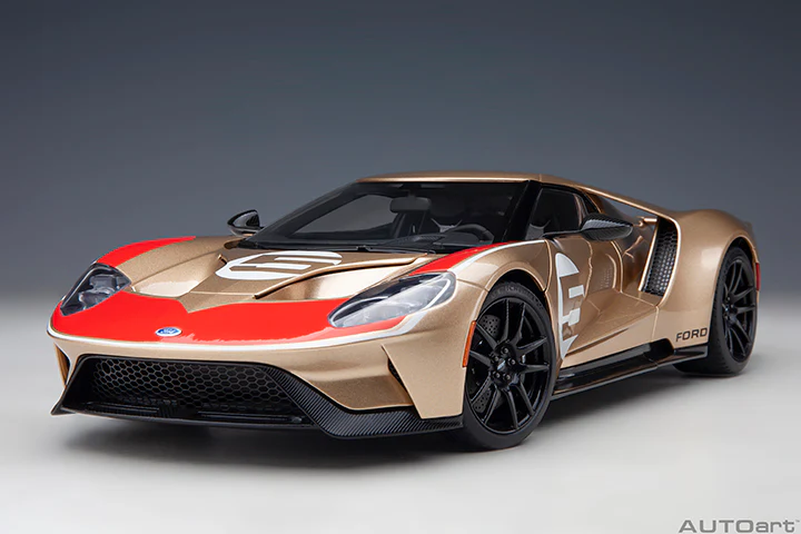 AUTOart Ford GT Heritage Edition #5 Holman Moody Gold 1:18 - Image 19