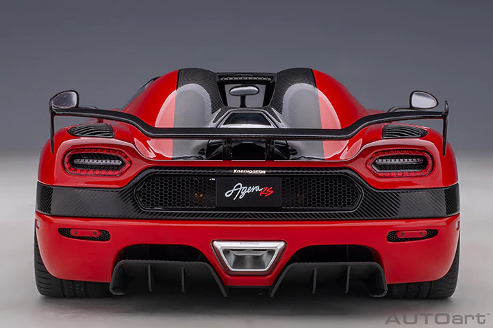 AUTOart Koenigsegg Agera RS Spyder Chili Red & Carbon Black 1:18 - Image 7