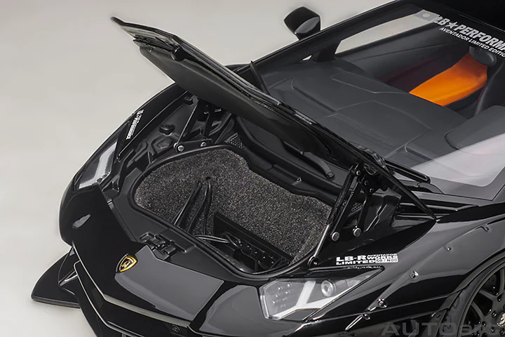 AUTOart Lamborghini Aventador Liberty Walk LB-Works, Limited Edition, LBWK Livery Black 1:18 - Image 11