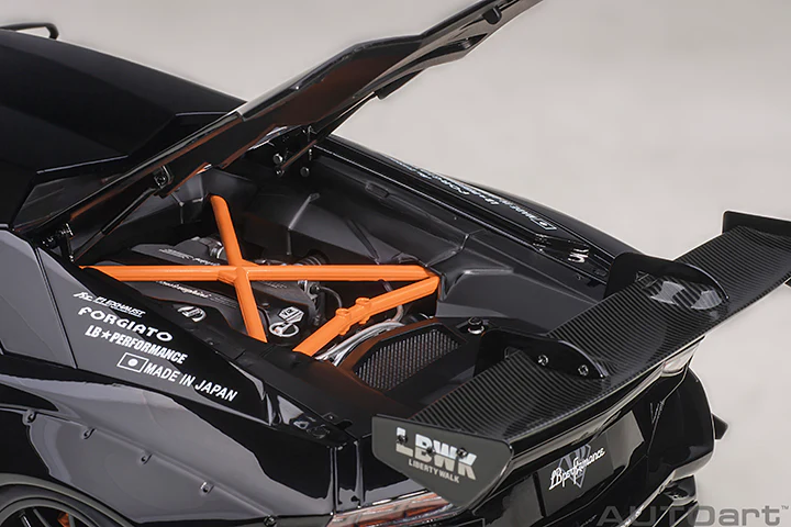 AUTOart Lamborghini Aventador Liberty Walk LB-Works, Limited Edition, LBWK Livery Black 1:18 - Image 12