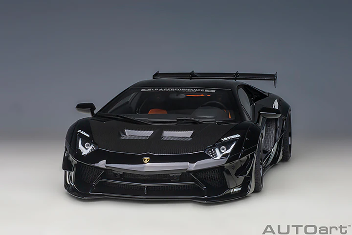 AUTOart Lamborghini Aventador Liberty Walk LB-Works, Limited Edition, LBWK Livery Black 1:18 - Image 18