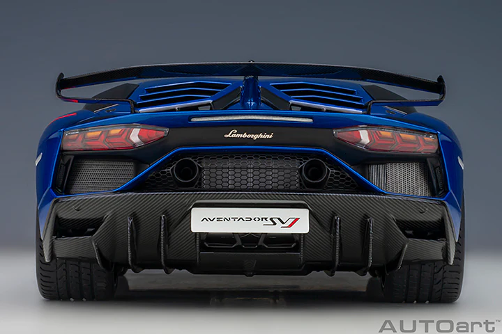AUTOart Lamborghini Aventador SVJ Blu Nethuns (Metallic Blue) 1:18 - Image 6