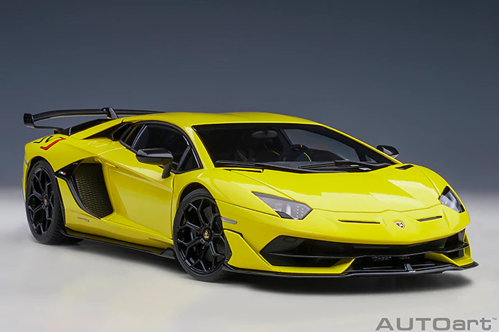 AUTOart Lamborghini Aventador SVJ Giallo Tenerife (Pearl Yellow) 1:18 - Image 14