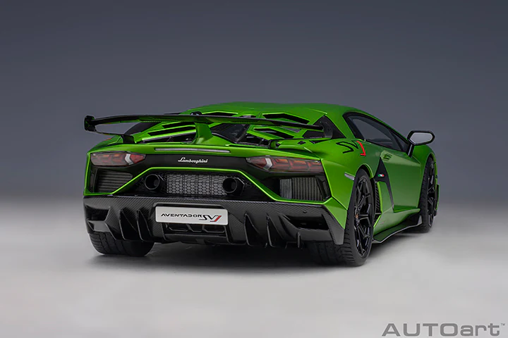 AUTOart Lamborghini Aventador SVJ Verde Alceo (Matte Green) 1:18 - Image 17