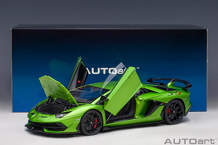 AUTOart Lamborghini Aventador SVJ Verde Alceo (Matte Green) 1:18 - Image 18