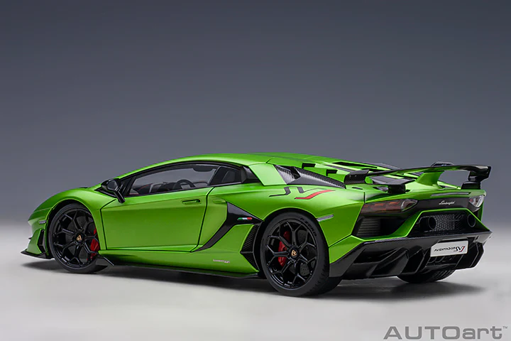AUTOart Lamborghini Aventador SVJ Verde Alceo (Matte Green) 1:18 - Image 2