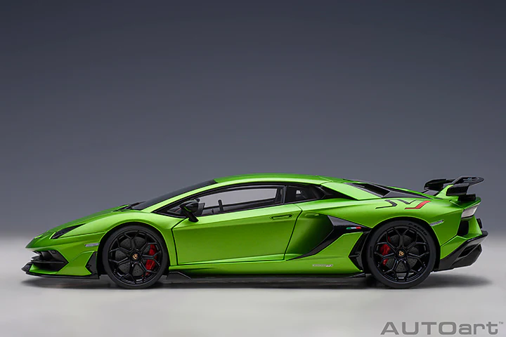 AUTOart Lamborghini Aventador SVJ Verde Alceo (Matte Green) 1:18 - Image 3