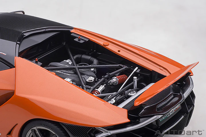 AUTOart 2016 Lamborghini Centenario Arancio Argos (Pearl Orange) 1:18 - Image 11