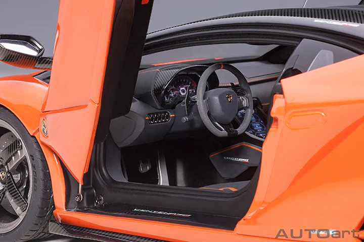 AUTOart 2016 Lamborghini Centenario Arancio Argos (Pearl Orange) 1:18 - Image 8