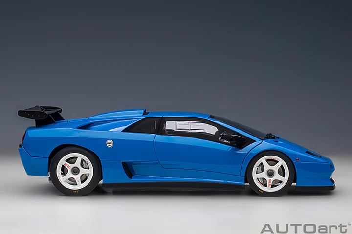 AUTOart Lamborghini Diablo SV-R Blu Le Mans Blue 1:18 - Image 4