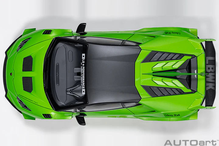 AUTOart Lamborghini Huracan GT Liberty Walk LB Silhouette Works Pearl Green 1:18 - Image 7