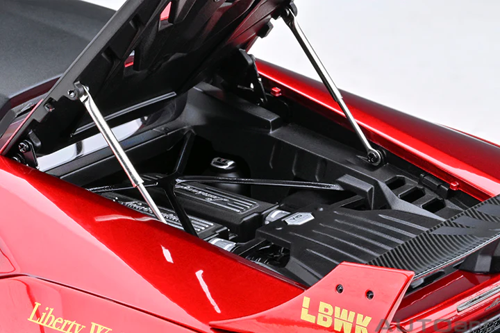 AUTOart Lamborghini Huracan GT Liberty Walk LB Silhouette Works Red 1:18 - Image 12
