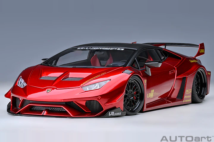 AUTOart Lamborghini Huracan GT Liberty Walk LB Silhouette Works Red 1:18 - Image 17
