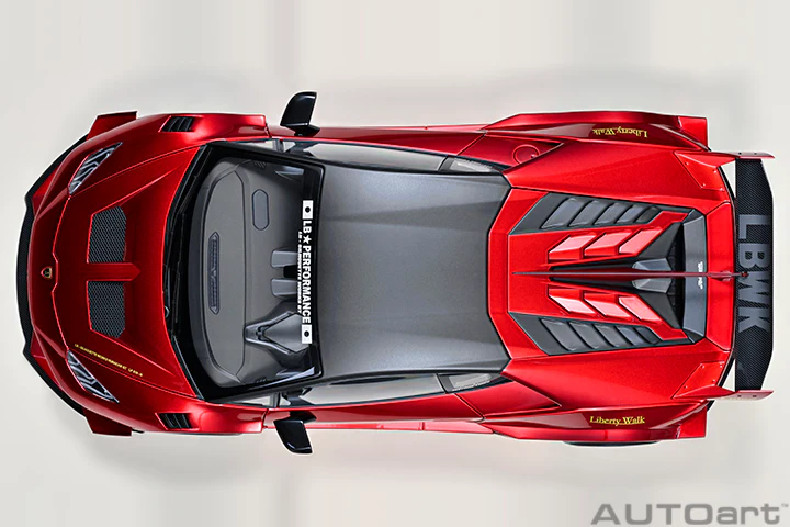 AUTOart Lamborghini Huracan GT Liberty Walk LB Silhouette Works Red 1:18 - Image 7