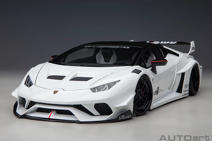AUTOart Lamborghini Huracan GT Liberty Walk LB Silhouette Works White 1:18 - Image 17