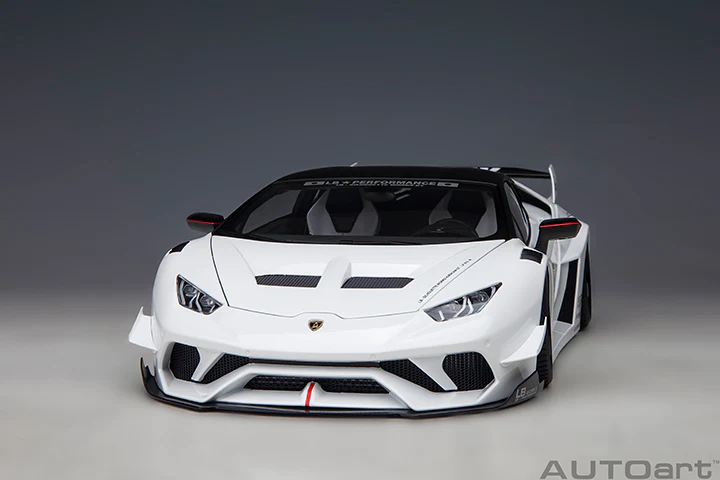 AUTOart Lamborghini Huracan GT Liberty Walk LB Silhouette Works White 1:18 - Image 18