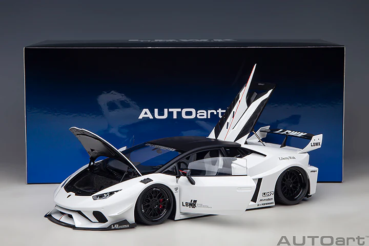AUTOart Lamborghini Huracan GT Liberty Walk LB Silhouette Works White 1:18 - Image 20