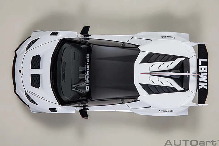 AUTOart Lamborghini Huracan GT Liberty Walk LB Silhouette Works White 1:18 - Image 7
