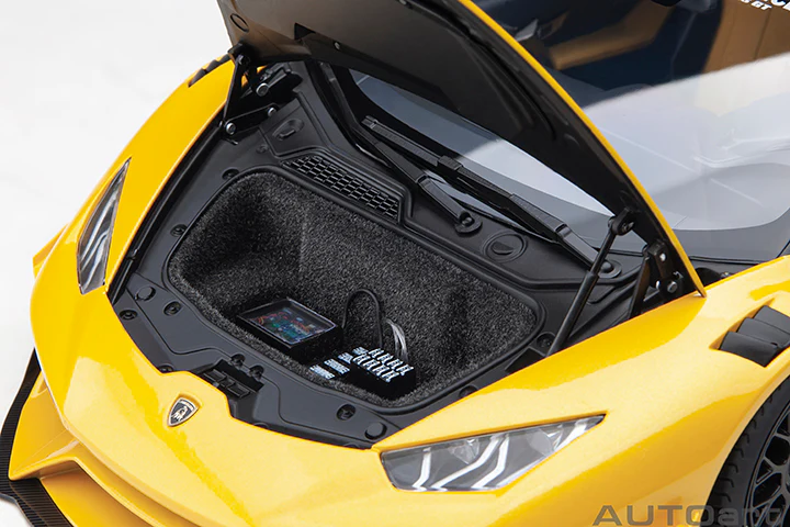 AUTOart Lamborghini Huracan GT Liberty Walk LB Silhouette Works Yellow Metallic 1:18 - Image 11