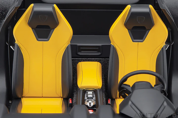AUTOart Lamborghini Huracan GT Liberty Walk LB Silhouette Works Yellow Metallic 1:18 - Image 13