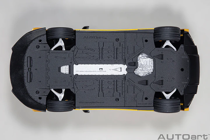 AUTOart Lamborghini Huracan GT Liberty Walk LB Silhouette Works Yellow Metallic 1:18 - Image 8