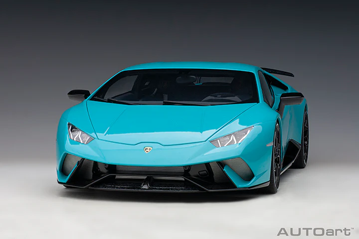 AUTOart Lamborghini Huracan Performante Blu Glauco (Solid Blue) 1:12 - Image 3