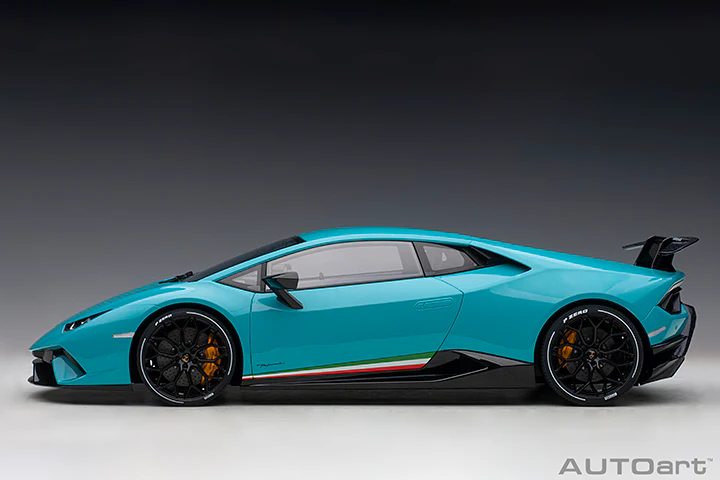 AUTOart Lamborghini Huracan Performante Blu Glauco (Solid Blue) 1:12 - Image 5