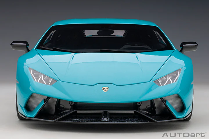 AUTOart Lamborghini Huracan Performante Blu Glauco (Solid Blue) 1:12 - Image 6