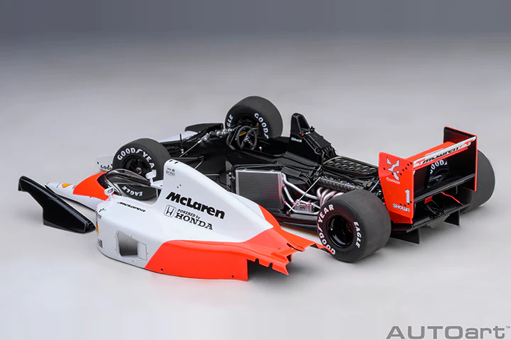 AUTOart Mclaren (w/ Logo) Honda MP4/6 No 1 Japanese GP 1991 Senna 1:18 - Image 19