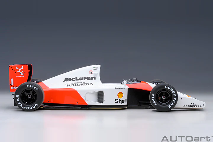 AUTOart Mclaren (w/ Logo) Honda MP4/6 No 1 Japanese GP 1991 Senna 1:18 - Image 5