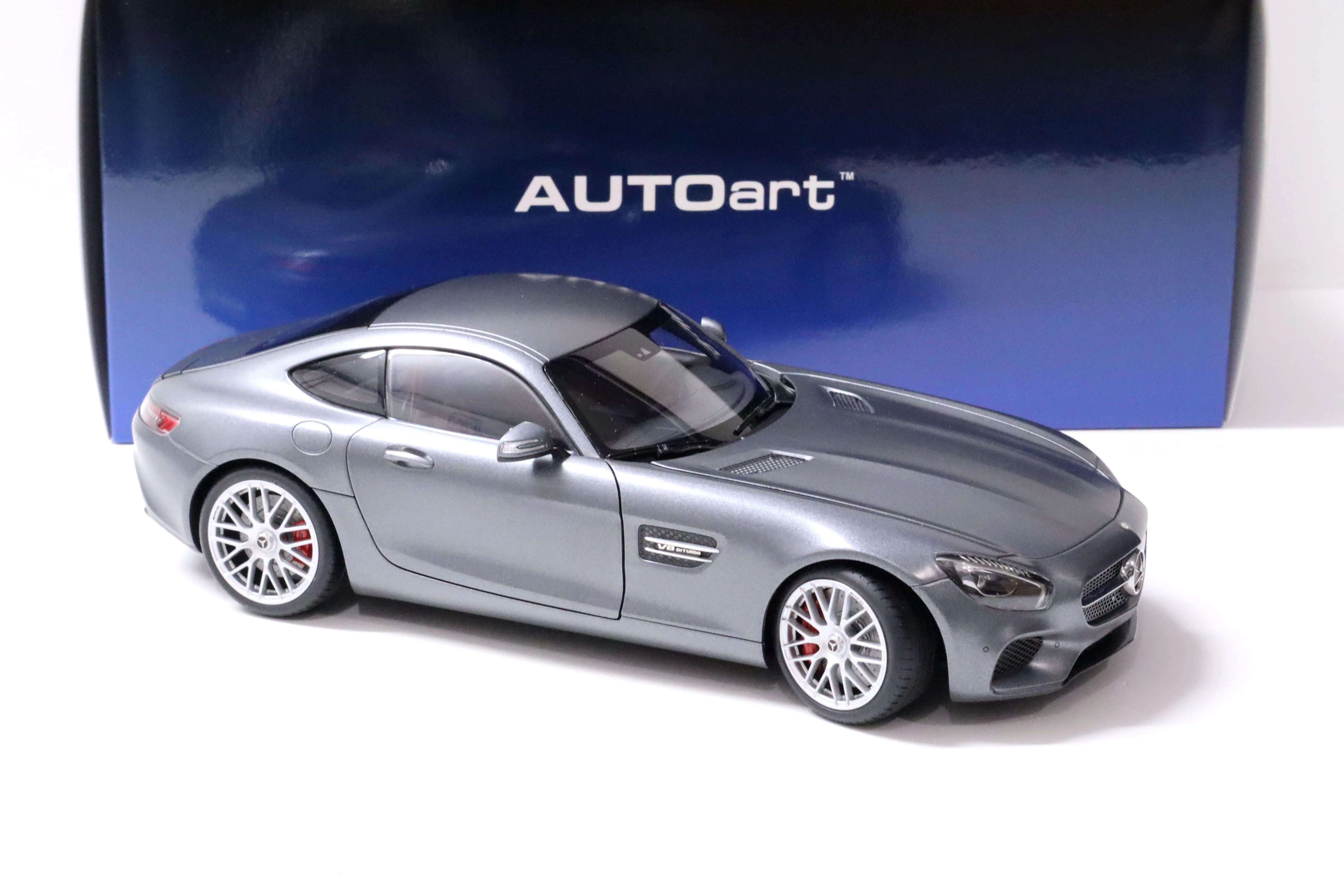 AUTOart Mercedes Benz AMG GT S Coupe Matte Grey 1:18 - Image 2