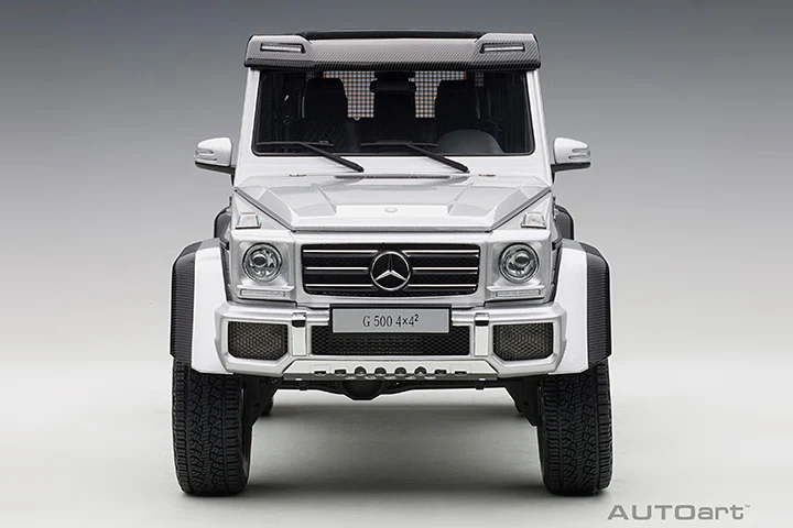 AUTOart Mercedes-Benz G500 4x4 2 G-Class Silver 1:18 - Image 6