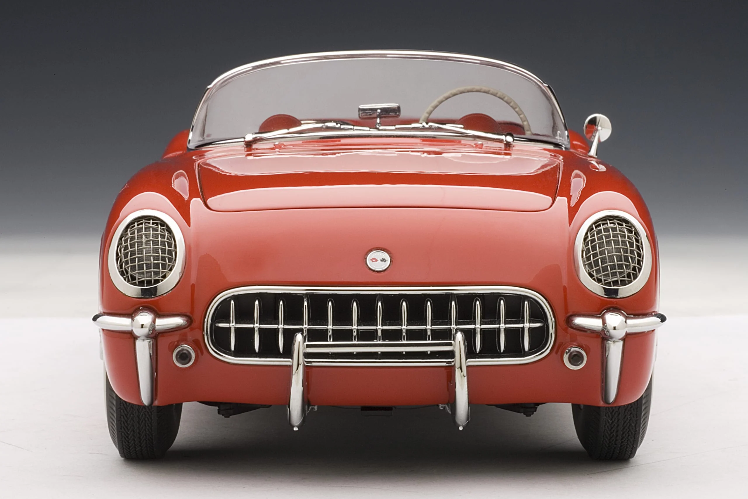 AUTOart Millennium 1954 Chevy Corvette C1 Convertible Red 1:18 - Image 5