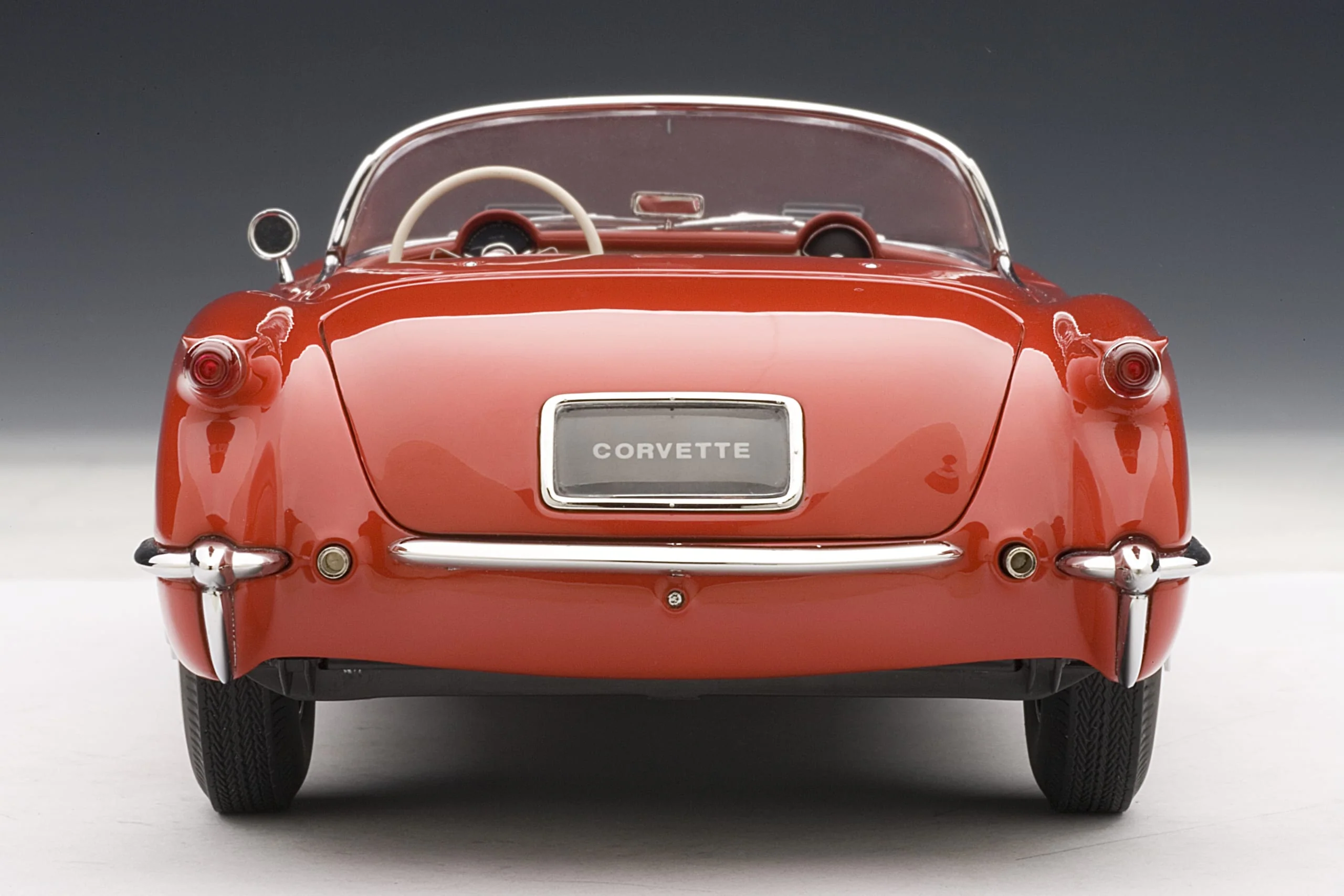 AUTOart Millennium 1954 Chevy Corvette C1 Convertible Red 1:18 - Image 6